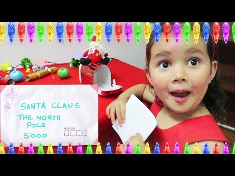 Video: How To Write A Letter To Santa Claus With A Child