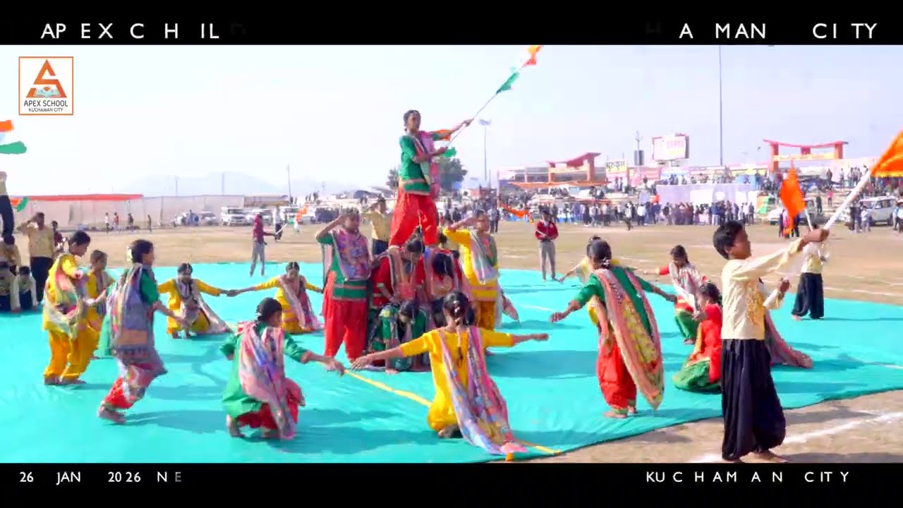 Oo Shera Uthh Jara 🇮🇳 | Republic Day Dance Performance | Apex School @Kuchamancity
