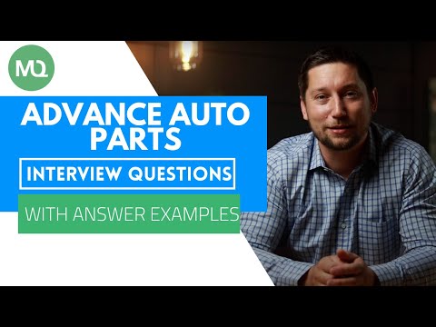 Advanced Auto Parts Interview Questions with Answer Examples