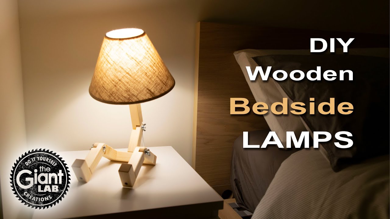 DIY Wooden Bedside LAMPS // Lampade da Comodino in Legno FAI DA TE