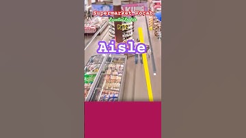 Part 2 Supermarket Vocabulary #english #englishstream #englishvocabulary #speakenglish #esl #shop