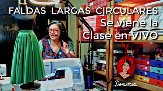 CLASE EN VIVO FALDA CIRCULAR RESPONDIENDO PREGUNTAS