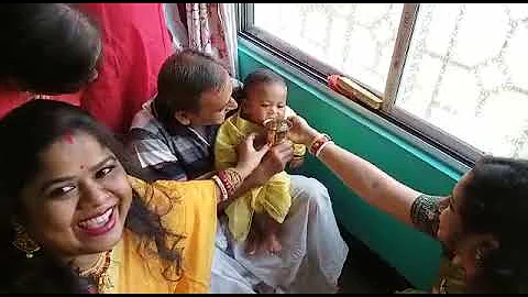 Dodo's Annyprasan at the age of 6 month @ 18.01.21 WhatsApp Video 2021 01 21 at 12 31 40 AM