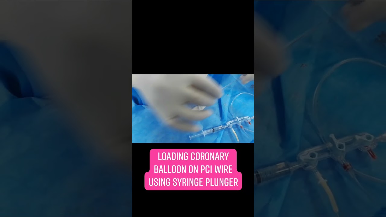 Cath lab hacks | loading coronary balloon on PCI wire | PCI