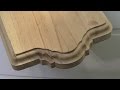 How to cut and route a molding in a board How to cut and route a molding in a board