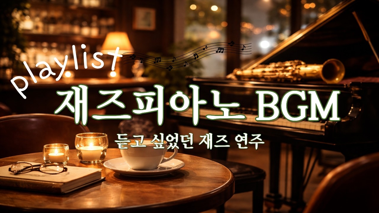 [𝐏𝐥𝐚𝐲𝐋𝐢𝐬𝐭] 카페에서 흐르는 가사 없는 재즈 피아노 연주곡 모음 ☕🎷 | Jazz Cafe BGM💖매장 카페 가게 🎶 hasadays