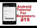 Android Tutorial for Beginners 15 # Android Login Screen Example Part 1