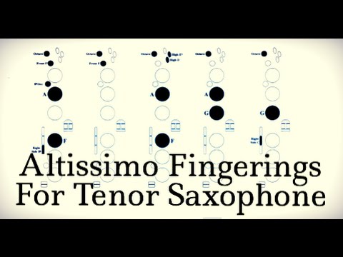 Altissimo Saxophone Chart Alto