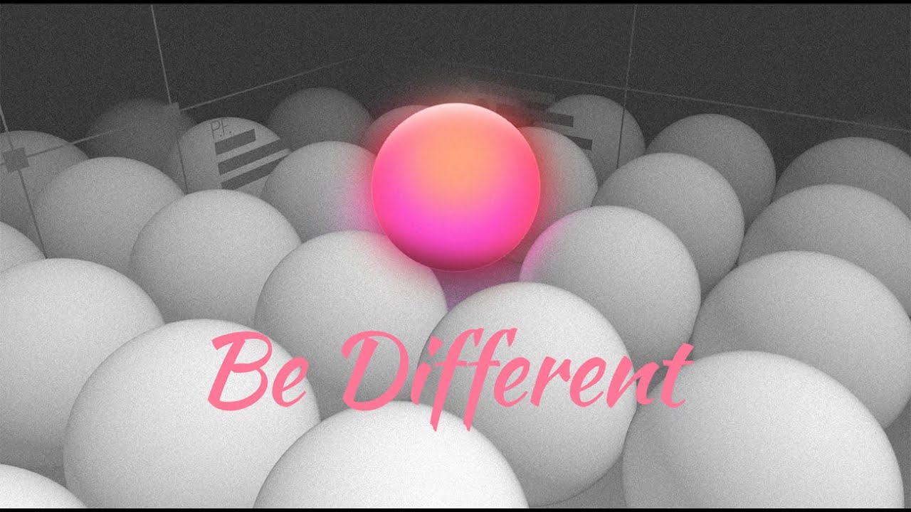 Motion Graphics | ℬℯ 𝒟𝒾𝒻𝒻ℯ𝓇ℯ𝓃𝓉 - YouTube