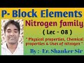 Physical properties, Chemical properties &amp; Uses of .nitrogen