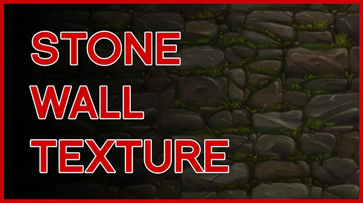 Painting Stone Wall Texture - timelapse -