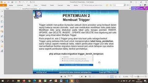 Pertemuan 2 - Pemrograman Akuntansi II 2022