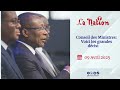 Grande décisions du "Conseil des Ministres" du 09 Avril