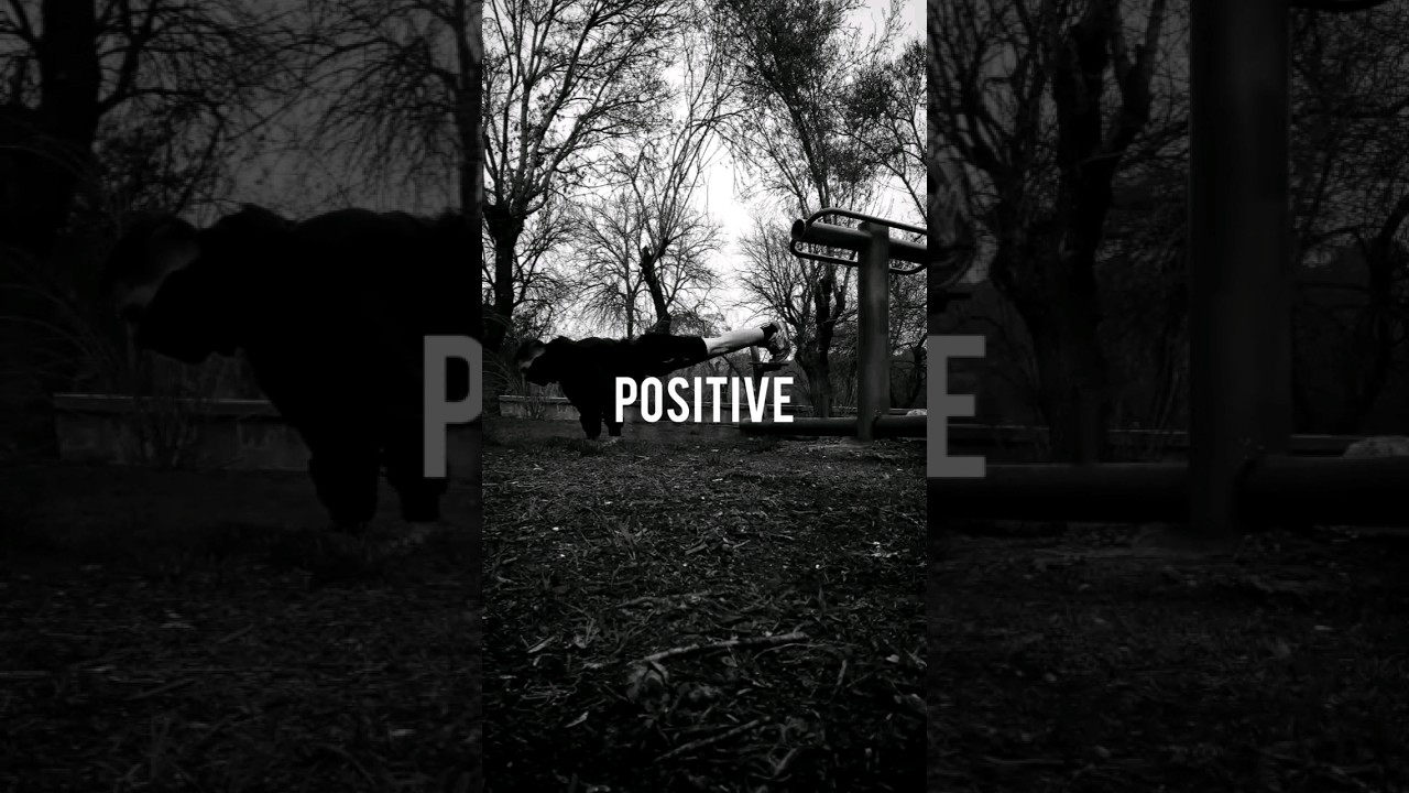 If you stay positive in a negative situation#declinepushups #trees #pushup #musk #shortpants #hoodie