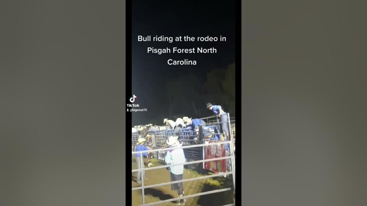 Bull Riding in Pisgah Forest NC back yard rodeo YouTube