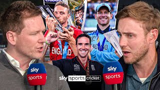 Eoin Morgan and Stuart Broad on England's World Cup-winning campaigns in 2010, 2019 and 2022 🏆