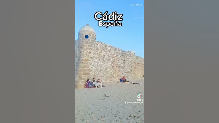 Cádiz. Playa de la Caleta