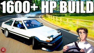 Forza Horizon 4: Toyota AE86 1600+ HP 2JZ DRIFT BUILD!! ALL CUSTOMIZATION FEATURES