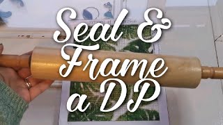 How I Frame & Seal a Diamond Painting & Quick POST REVIEW How I Frame & Seal a Diamond Painting & Quick POST REVIEW
