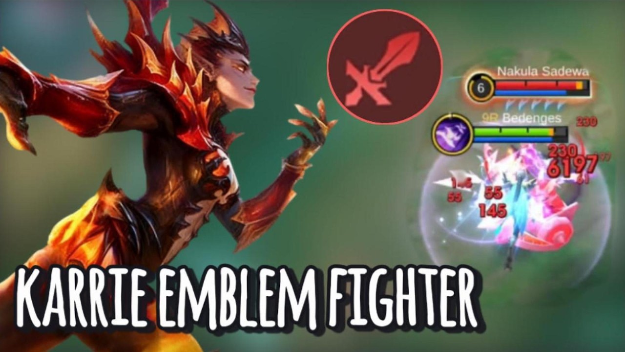 ZAMANNYA MM PAKEK EMBLEM FIGHTER ~ FOMO KARRIE EMBLEM FIGHTER !! RANKED GAME ~