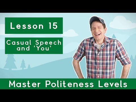 Master Politeness Levels with Billy Go | #15: Casual Speech and ‘You’