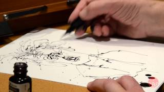 Studio 360: Ralph Steadman Draws Kurt Andersen