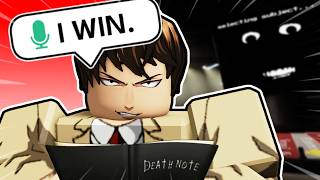 PLAYING DEATH PENALTY AS LIGHT YAGAMI (Roblox VC Trolling)