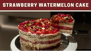 COOKVLOG: STRAWBERRY WATERMELON CAKE RECIPE (Recreate Blackstar Pastry in Sydney)