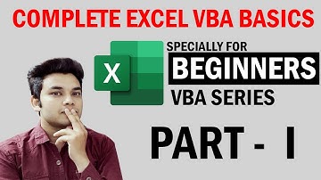 EXCEL VBA Basics Part 1- Complete Series | Advance Excel Tutorial | What is VBA | How to Start VBA?