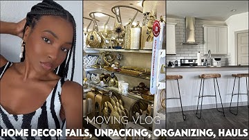 MOVING VLOG 3 | UNPACKING, HOME DECOR FAIL, ORGANIZING, TARGET + AMAZON HAUL + MORE | KENSTHETIC