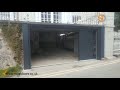 Ancient & modern.
Side sliding garage door can be fitted even with a sloping garage floor. Unhindered access with full passage garage height - round the corner garage door.