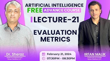 Lecture 21 | AI Advance Course
