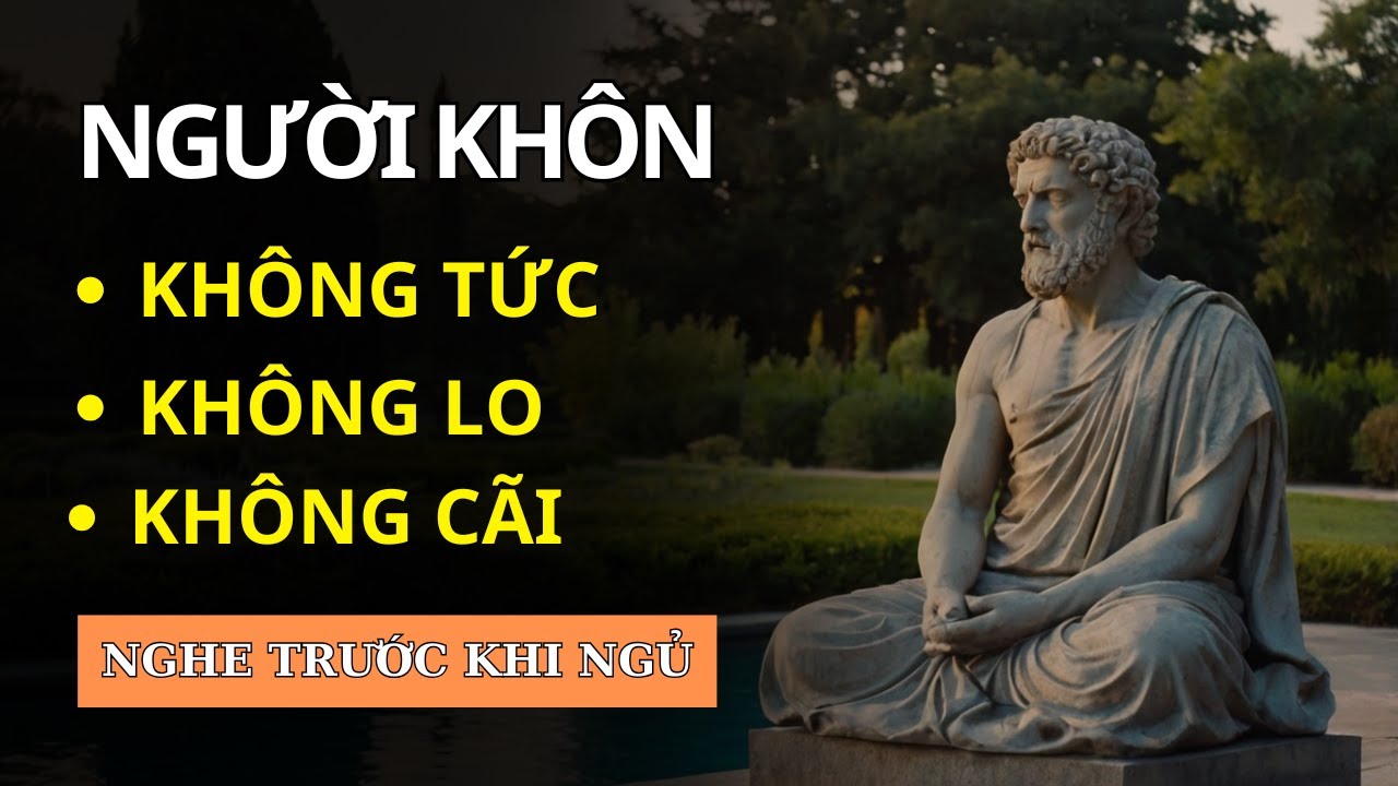 Cổ Nhân Dạy Người Sống Khôn Ngoan Không TỨC Không LO Không CÃI | Triết ...