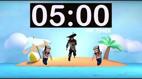 5 Minute Timer with Music for Children, Kids, Classroom! 5 Minute Countdown Video, Satisfying Timer!