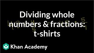 Dividing Whole Numbers Fractions T Shirts Video Khan Academy Dividing Whole Numbers Fractions T Shirts Video Khan Academy