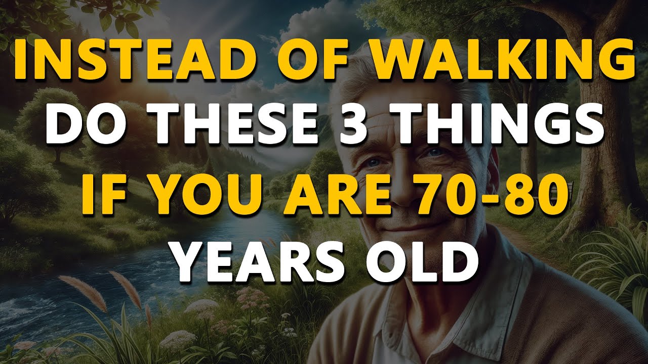 70-80 years old? Walking Less? Try Doing These 9 Things Instead