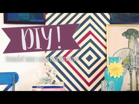 DIY dekorační tabule s geometrickými motivy | WESTWING DIY