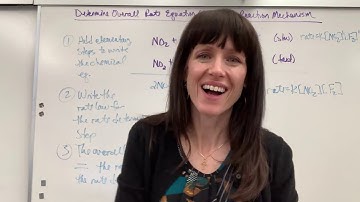 Determine Rate Law from Reaction Mechanism Slow then Fast Step