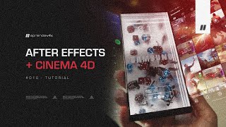 Abrindo o Projeto da Samsung - After Effects + C4D (Hologramas + Simulações)