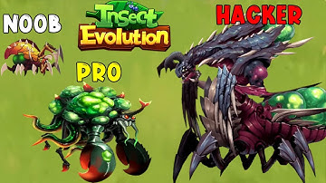 NOOB vs PRO vs HACKER ~ Insect Evolution Part 16 GamePlay All Levels