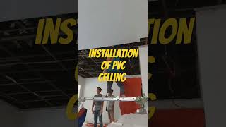 Installation of pvc Celling