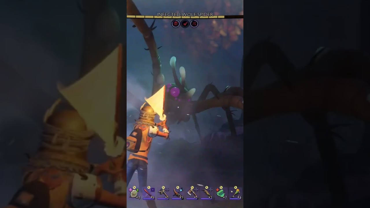 Grounded- Coaltana vs Infected Wolf Spider