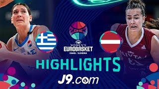 Greece 🇬🇷 vs Latvia 🇱🇻 | J9 Highlights