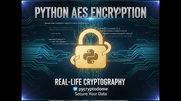 Python program to encrypt using AES | Real-Life Cryptography | pycryptodome library | Encryption