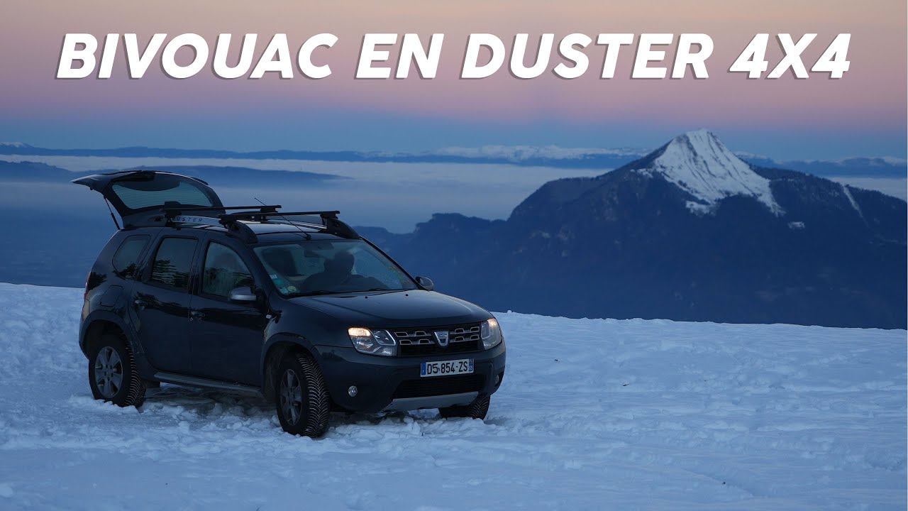 BIVOUAC dans mon DUSTER 4x4 aménagé à 1800 mètres d’altitude !