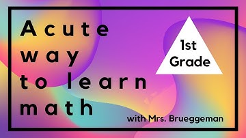 First Grade: 2-Dimensional Shapes