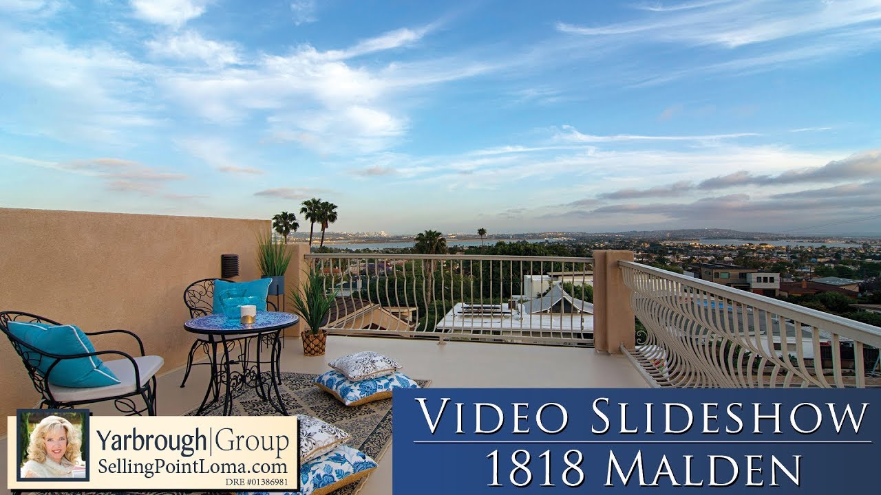 San Diego Real Estate 1818 Malden San Diego CA 92109 Video