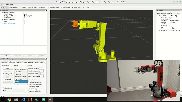AR4 ROS 2 Driver startup, calibration, and servo gripper control