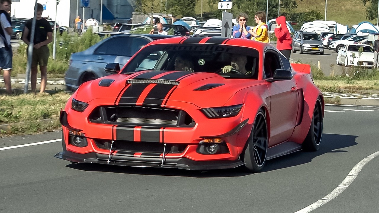Cars Leaving a Car Meet!