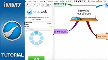 Sending a task to Droptask - iMindMap 7